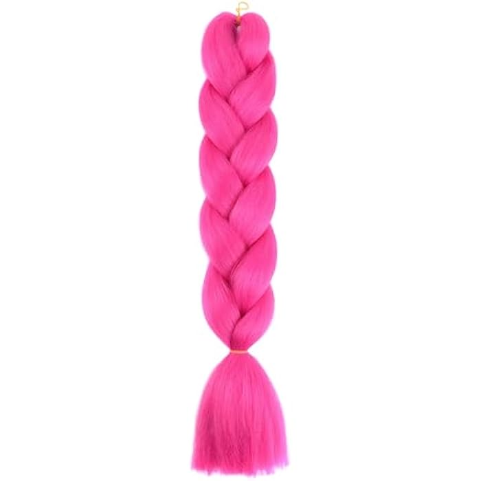 Industrial hair - luxurious controversies with soft and natural gloss of preventive hair hairstyles and creative saloons view, perfect length for array and variety of controversies (Fuchsia) - Image 1